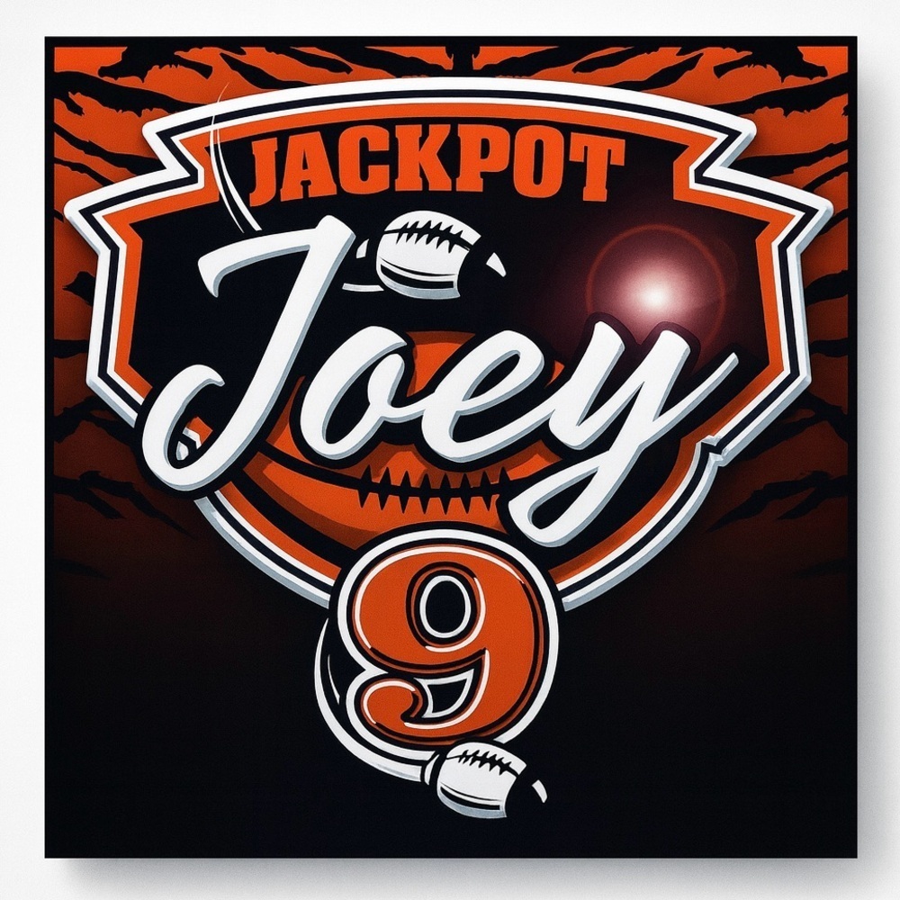 Cincinnati Bengals Joe Burrow Jackpot Joey Sticker